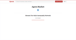 Desktop Screenshot of agoramarket.quora.com