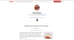Desktop Screenshot of googleglass.quora.com