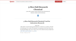 Desktop Screenshot of 5-meo-dalt.quora.com