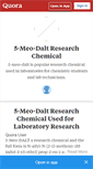 Mobile Screenshot of 5-meo-dalt.quora.com