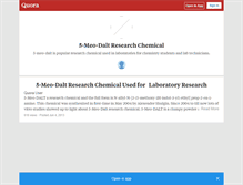 Tablet Screenshot of 5-meo-dalt.quora.com