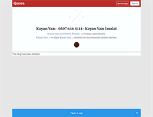 Tablet Screenshot of kayanyazi.quora.com