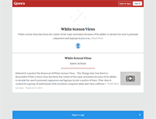 Tablet Screenshot of howtoremovewhitescreenvirus.quora.com